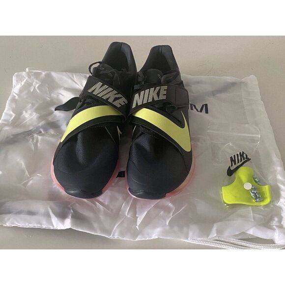 Men’s Sz 9 Nike Air Zoom LJ Elite Track & Field Jumping Spikes CT0079-001 W/Bag - Picture 3 of 10